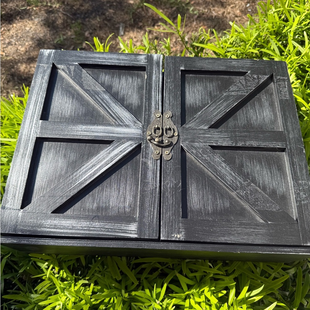 Black Wooden Decorative Box